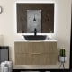 Mueble de baño con encimera de madera hidrófuga Torvisco Ávalon Principal 0