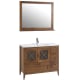 Conjunto mueble de baño rústico Bruntec Kai Detalle 5