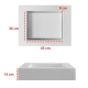 Lavabo suspendido Bruntec Tennessee Croquis 2