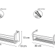 Estante para ducha de Bruntec 600 Croquis 2