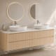 Mueble de baño con encimera Solid Surface Bruntec Duna Croquis 7