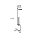 Portaescobillero de pie Manillons Torrent Yass Croquis 1