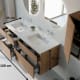 Conjunto de mueble de baño madera maciza palilleria Horizontal Bruntec Alpes 7 Croquis 5