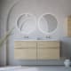 Conjunto de mueble de baño madera maciza palilleria Horizontal Bruntec Alpes 7 Principal 1
