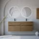 Conjunto de mueble de baño madera maciza palilleria Horizontal Bruntec Alpes 7 Principal 0