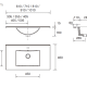 Conjunto mueble de baño Salgar Attila Croquis 21