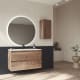 Mueble de baño color madera fondo reducido 37.8 cm Bruntec Vilma Principal 1