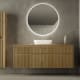 Mueble de baño con encimera de madera maciza Bruntec Alpes Principal 0