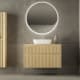 Mueble de baño con encimera de madera maciza Bruntec Alpes Principal 1