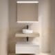 Conjunto mueble de baño con encimera de madera y cajonera Salgar Domus Principal 3