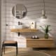 Conjunto mueble de baño con encimera de madera y cajonera Salgar Domus Principal 0