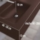 Lavabo suspendido Bruntec Milan Detalle 1