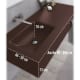 Lavabo suspendido Bruntec Milan Detalle 1