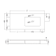 Lavabo encastrado Coycama Mara Masai Croquis 17