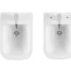 Pack inodoro suspendido + cisterna empotrada + pulsador + bide Unisan Sanindusa Look Detalle 3