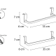 Toallero para mueble de baño Bruntec 501 Croquis 5