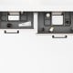 Conjunto de mueble de baño con banquillo con lavabo Flat Viso Verso Detalle 7