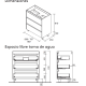 Conjunto mueble de baño Salgar Noja Croquis 14