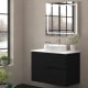Mueble de baño con encimera piedra compactada blanca Bruntec Lia colores Principal 0