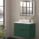 Mueble de baño con encimera piedra compactada blanca Bruntec Lia colores Principal 6