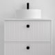 Mueble de baño con encimera de Microtec de Avila Dos Blanca Detalle 4