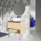 Conjunto mueble de baño con lavabo sobre encimera Amizuva Yoko Top Principal 0