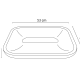 Lavabo de mármol natural Bruntec River Croquis 5