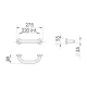 Asidero para baño Gedy Up Croquis 9