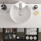Conjunto mueble de baño Salgar Runa con lavabo sobre encimera Detalle 10