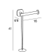 Portarrollos de baño con reserva Manillons Torrent Bassic Croquis 1