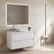 Mueble de baño moderno con encimera de madera Bruntec Oxford Principal 6