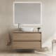 Mueble de baño moderno con encimera de madera Bruntec Oxford Principal 3