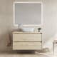 Mueble de baño moderno con encimera de madera Bruntec Oxford Principal 1