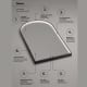 Espejo Arco con luz LED Ledimex Roma Detalle 4