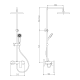 Conjunto de ducha GME Cassio Croquis 8