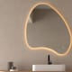 Espejo de baño con luz LED Bruntec Wave Principal 1