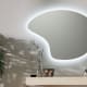 Espejo de baño con luz LED de Bruntec Wave Ambiente 1