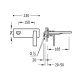 Grifo de lavabo Tres Slim-Tres Croquis 1
