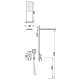 Conjunto de ducha Tres Project Croquis 12