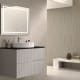 Mueble de baño con encimera piedra compactada negra Bruntec Ebi colores Principal 3