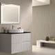 Mueble de baño con encimera piedra compactada negra Bruntec Ebi colores Principal 4