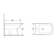 Bidé Bruntec New Bolonia Croquis 2