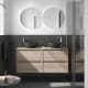 Mueble de baño con encimera de madera Salgar Noja Principal 6