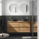 Mueble de baño con encimera de madera Salgar Noja Principal 8