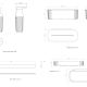 Set modular para lavabo con guía a pared de Cosmic Alife Croquis 6