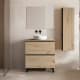 Mueble de baño con encimera de MDF Hidrófuga de madera Visobath Granada Principal 2