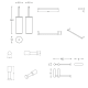 Conjunto de accesorios de baño Cosmic Logic Croquis 6