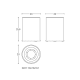 Papelera de baño Cosmic Architect S+ Croquis 6