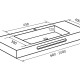 Lavabo encastrado Bruntec Ibiza Croquis 3