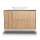 Mueble de baño madera maciza con encimera de solid surface Bruntec Alpes 13 Detalle 3